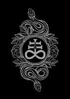 symbool van leviathan en slang