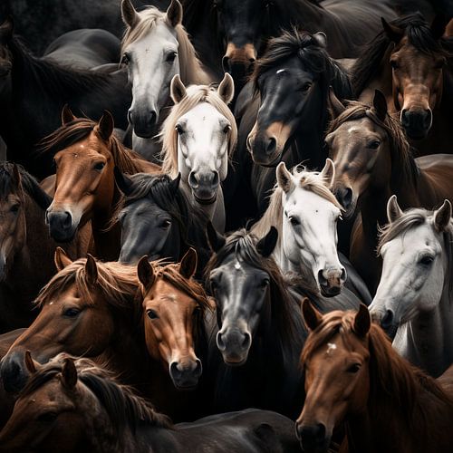 Vue aérienne de Galloping Freedom