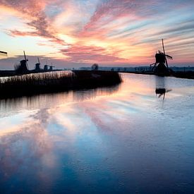 Kinderdijk Mill Unesco sur Christian Vermeer