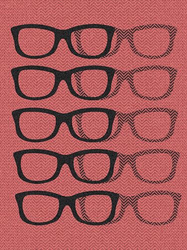 Glasses Black & Softpink