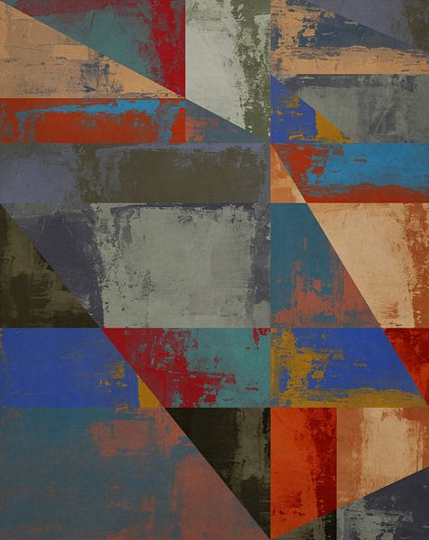 Geometrisch Rustiek 02 van Georgia Chagas