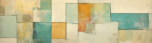 Ruhiges Patchwork aus Farben