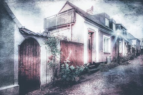 Een klein steegje in Ystad