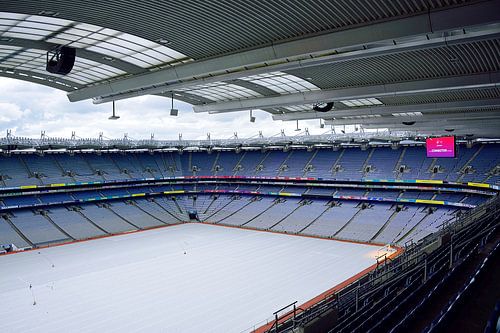 Het stadion is enorm