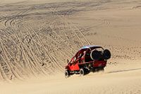 Buggy riding in the desert