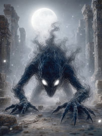 Smoky Ruin Monster by Markus Gann