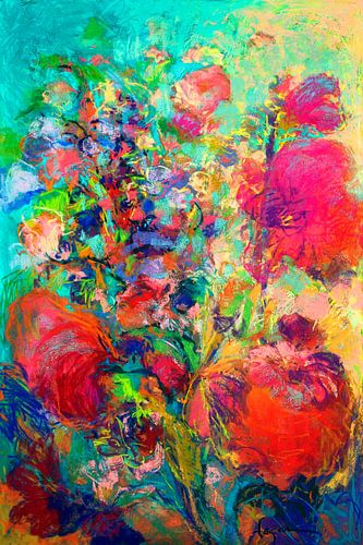 Levendige bloemen droom