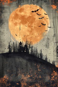 Halloween - Schatten des Blutmondes - Spukhaus auf dem Hügel von Eva Lee