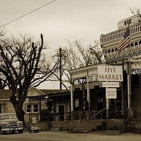 Old post office in Texas van Patrick Dielesen