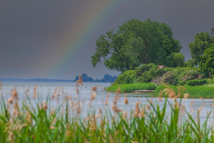Landscape with rainbow, Lauterbach by Torsten Krüger