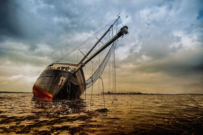 Le bateau fantôme de Lemmer par John Dekker