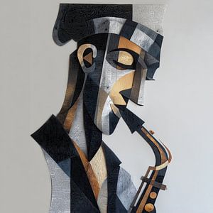 Saxophoniste cubiste