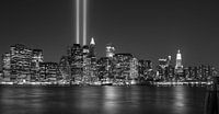 9/11 in New York, by night van Chris van Kan thumbnail