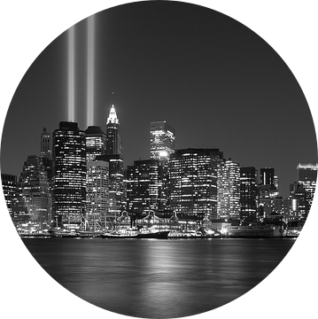 9/11 in New York, by night van Chris van Kan