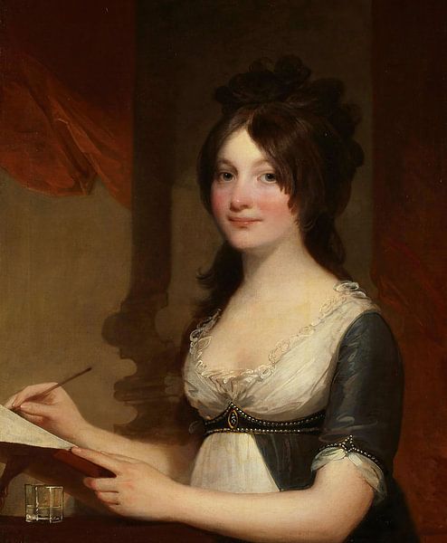 Gilbert Stuart Porträt einer jungen Frau von finemasterpiece