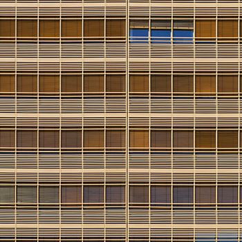 BERLIN Potsdamer Platz Façade en verre - the beginning