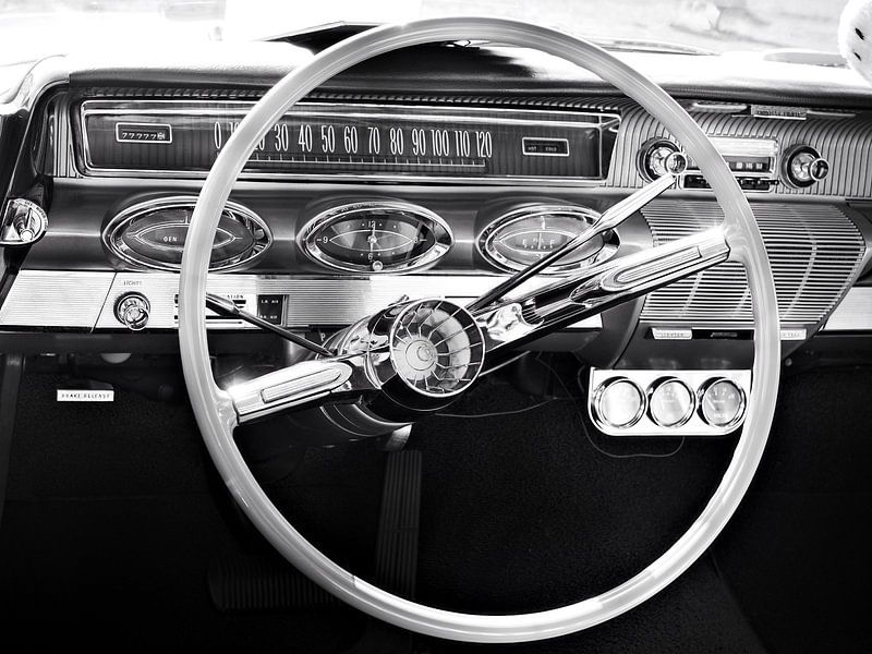 Amerikanischer Oldtimer Dynamic 88 1961 Lenkrad von Beate Gube