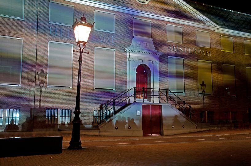 Hermitage close up met lichtstrepen van Remco Swiers