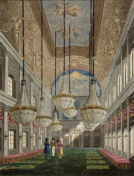 Willem Hendrik Hoogkamer, Interieur van het Koninklijk Paleis Amsterdam, 1800 - 1864