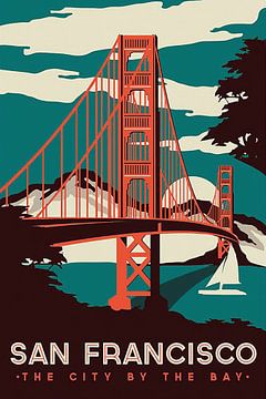 San Francisco By The Bay by Walljar
