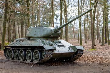 Historische Kracht: De Iconische T-34/85 Tank van Triki Photography