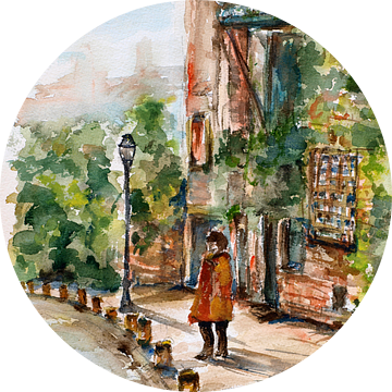 Herfst in Montmartre.