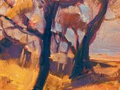 Olive grove in orange by Nop Briex thumbnail