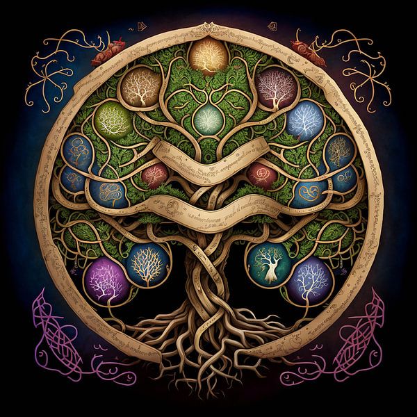 Arbre de vie 3 par Carla van Zomeren