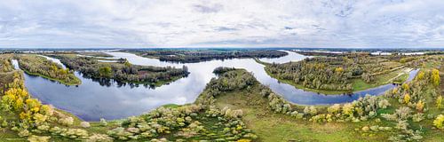 Millingerwaard in 360° vanuit de lucht