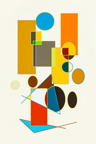 Modern, geometrie, minimalisme, abstract