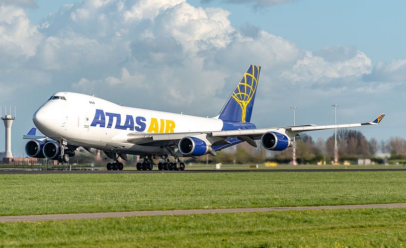 Boeing 747-400(F) der Atlas Air. von Jaap van den Berg