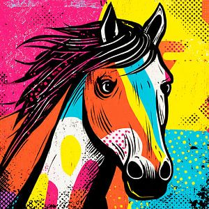 Cheval Pop Art n° 1