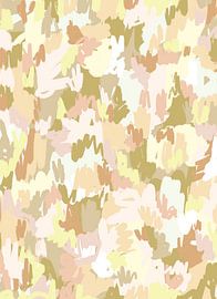 Abstract Scribbles | Green Yellow Brown