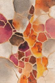 Verflochtene Fragmente in warmen Tönen von Whale & Sons