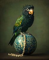 Still life bird portrait