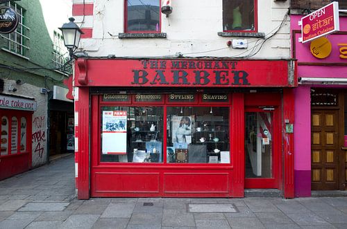 Kapper in het centrum van Dublin