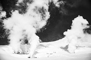Brennende Berge in Japan