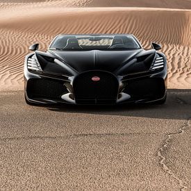 Bugatti Mistral in the desert