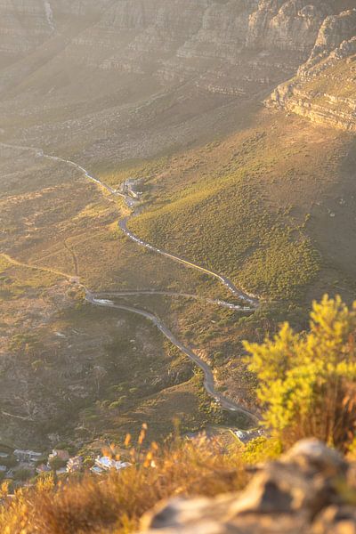 Straße auf den Tafelberg von Bas de Glopper