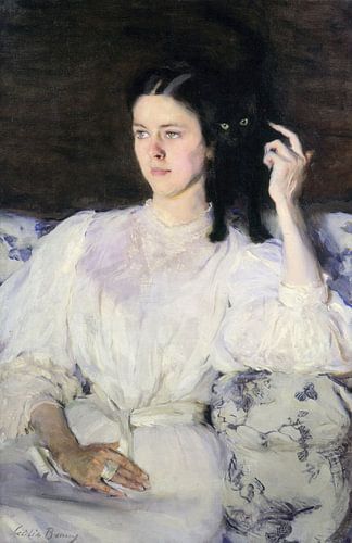 Cecilia Beaux,Sita en sarita, of jong meisje met een kat