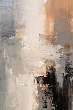 Beige Abstract van ARTEO Schilderijen