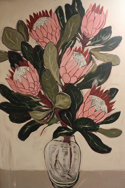 Fresh Florals in a Glass van Bloemen Studio