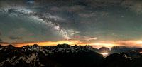 Milky Way over the Karwendel and Garmisch
