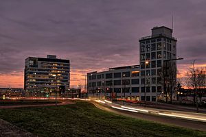 Avondlicht op de Professor Gelisensingel in Venlo