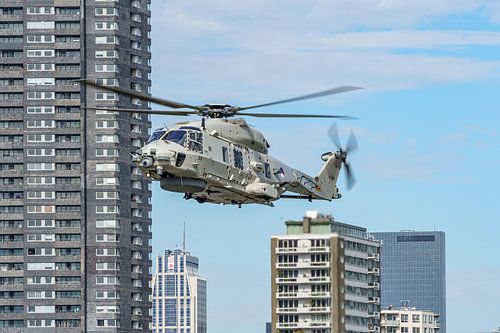 NH-90 helikopter tijdens de Wereldhavendagen 2018.