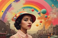 Pastel Reverie: Balloon Symphony Over Manhattan