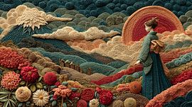 malerische japanische Kunst: Geisha