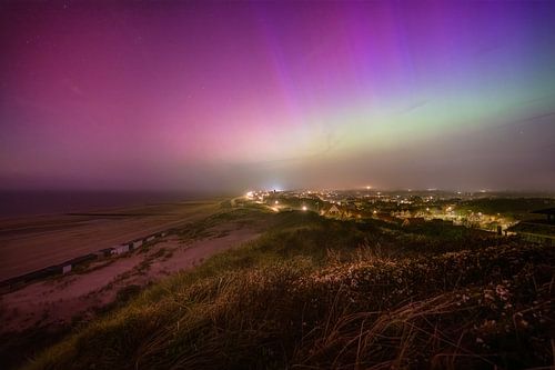 Noorderlicht boven Zoutelande