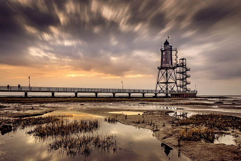Lighthouse monument Obereversand by Steffen Henze