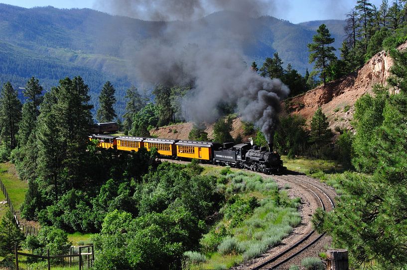 Stoomtrein Silverton von Fred van den Brink